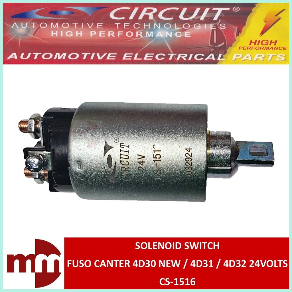 CIRCUIT Solenoid Switch for FUSO CANTER 4D30 NEW / 4D31 / 4D32 (24 ...