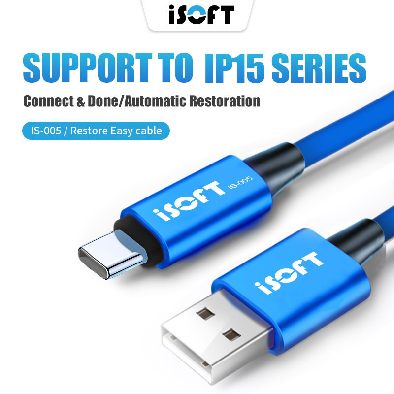 ISOFT IS005 Data Transmission Line For Phone 15 Series / iPad Mutual