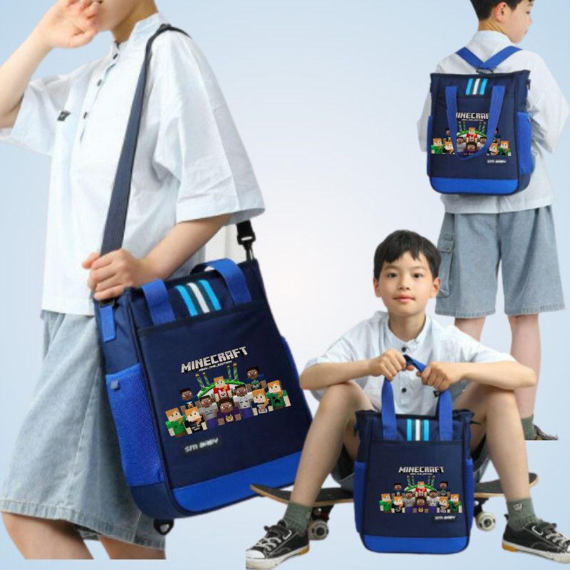 ️24H shipping ️Minecraft junior cartoon bag set large waterproof ...