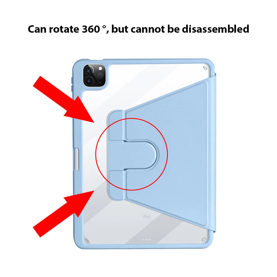 360 Rotating Case For Huawei MatePad SE 11 2024 AGS6-W0 Smart Book Case ...