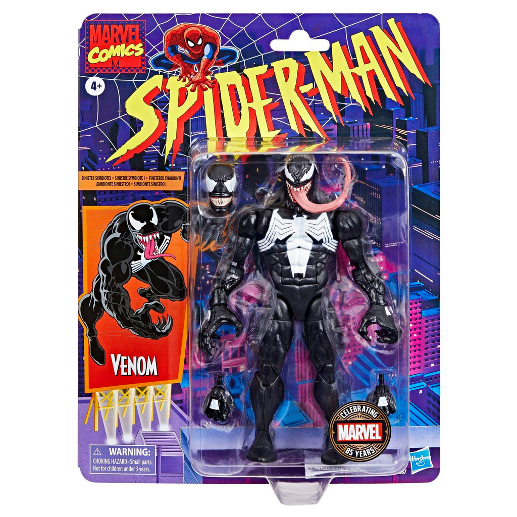 Hasbro Marvel Legends Spider-Man Venom 85th Anniversary Venom 6 Inches ...