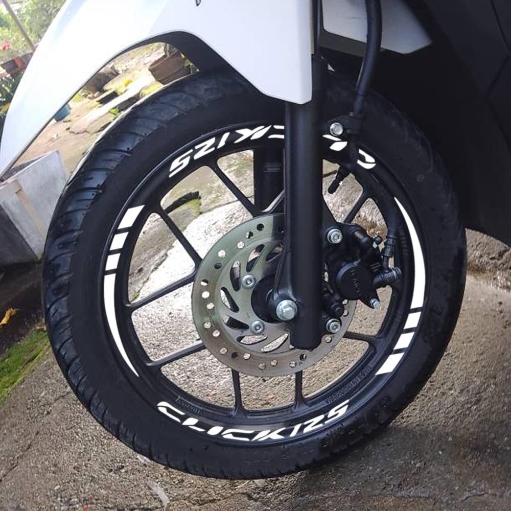 1 set Honda click 125i 150i mags decals click 125i v3 rim sticker for ...