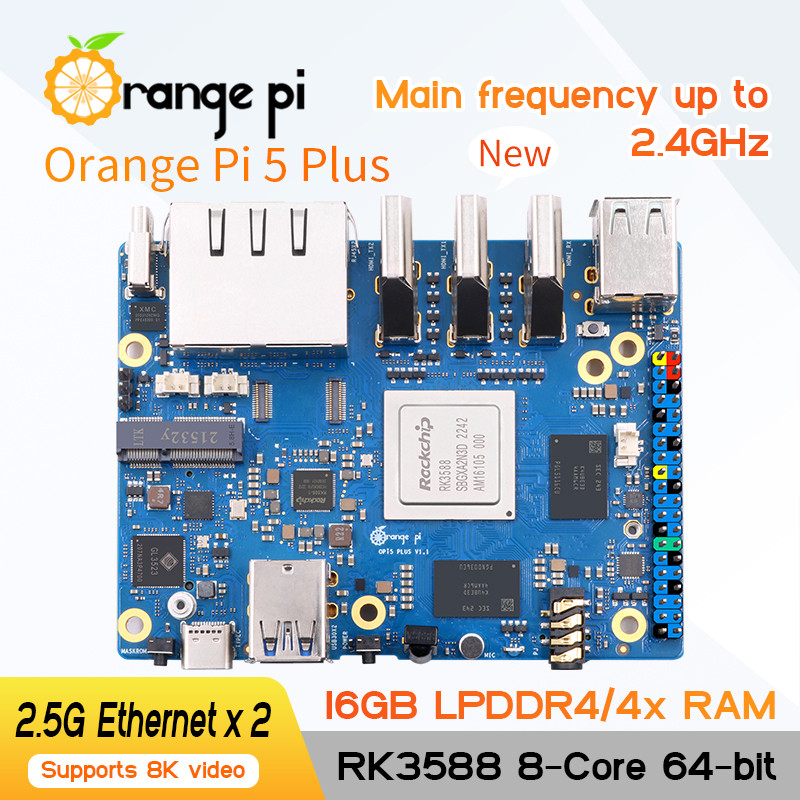 Orange Pi 5 Plus 16GB RAM DDR4 Rockchip RK3588 Mini PC Development ...
