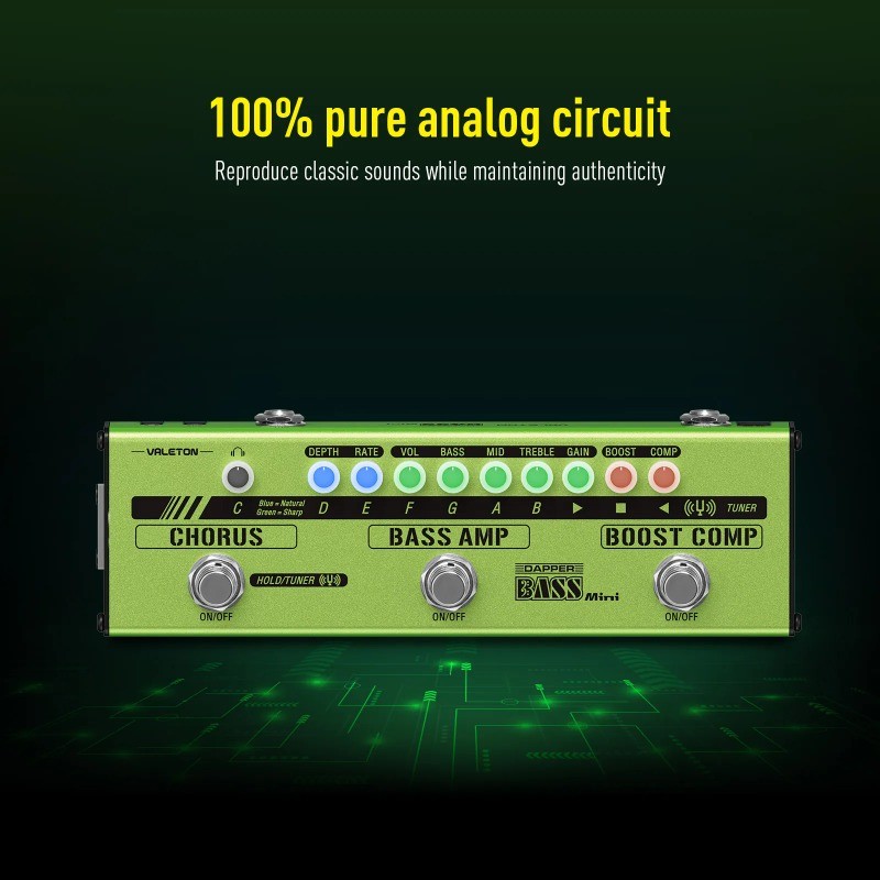 Valeton MES2 Dapper Bass Mini Stage Session Gigging practice Analog