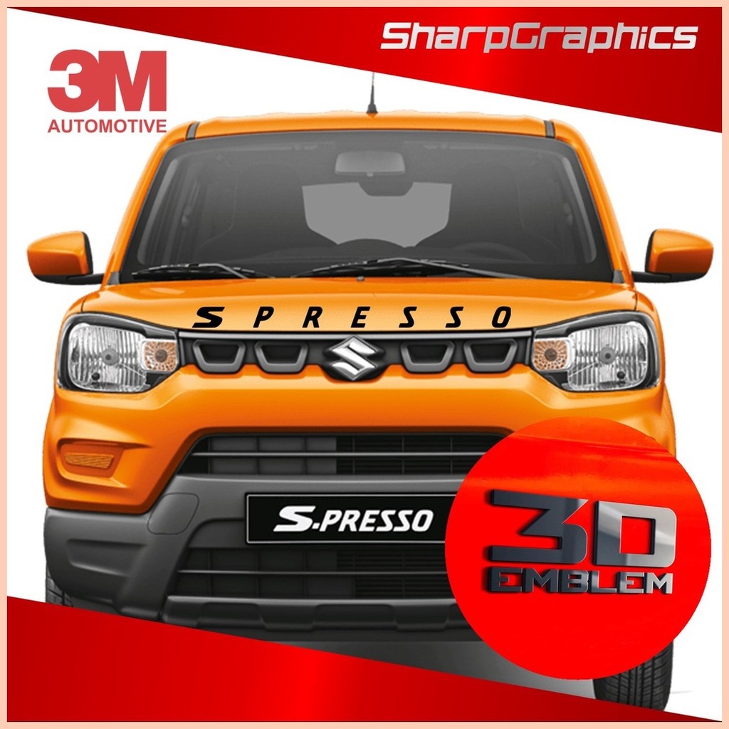 ∆ Suzuki S-presso spresso 3D Hood Emblem Set | Shopee Philippines