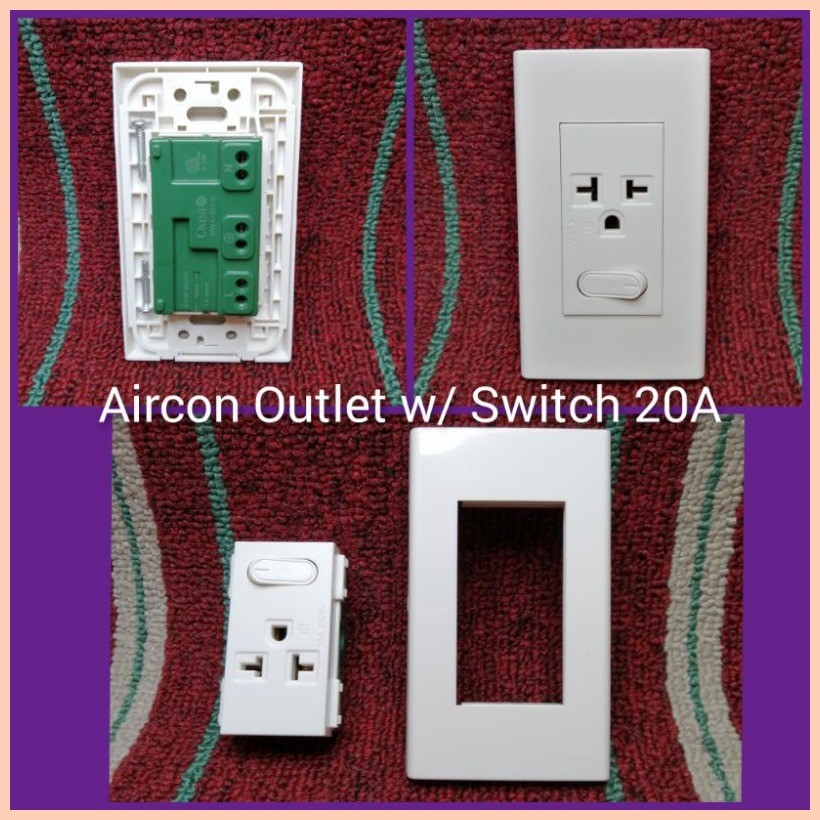 Aircon Tandem Outlet with or without switch Shopee Philippines