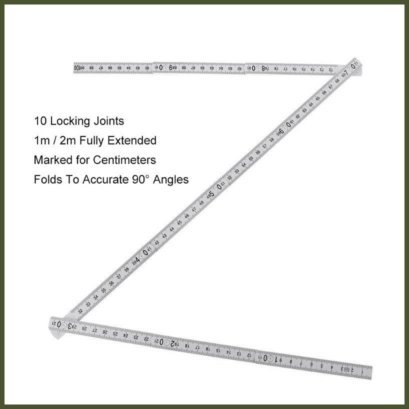 ♂ Nevada ʚ ɞ Folding Meter Stick Foldable Ruler for Metric Measurement ...