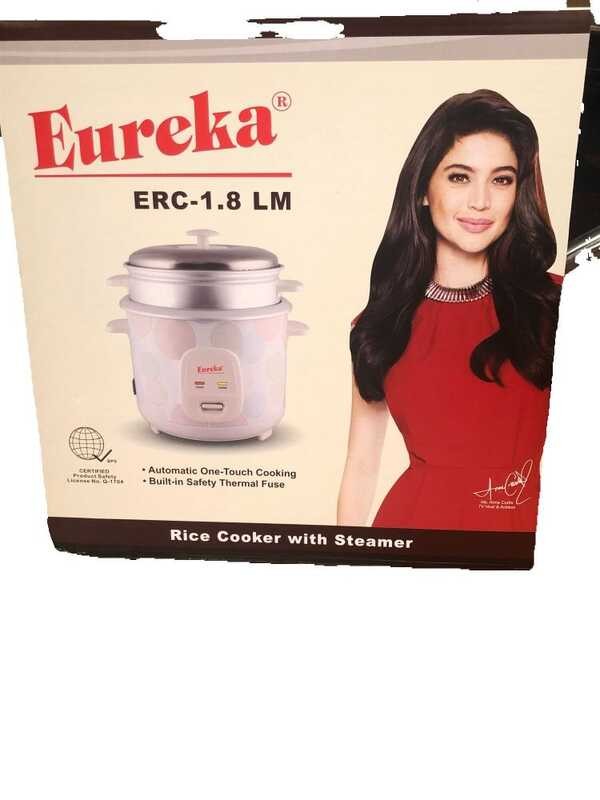 RICE EUREKA COOKER WITH STEAMER 1.8L | Shopee Philippines