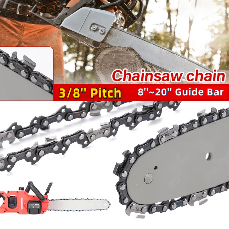 1/4'' 3/8‘’ 0.325'' Pitch Chainsaw Chain for 4/6/8/10/12/14/16/18/20/22 ...