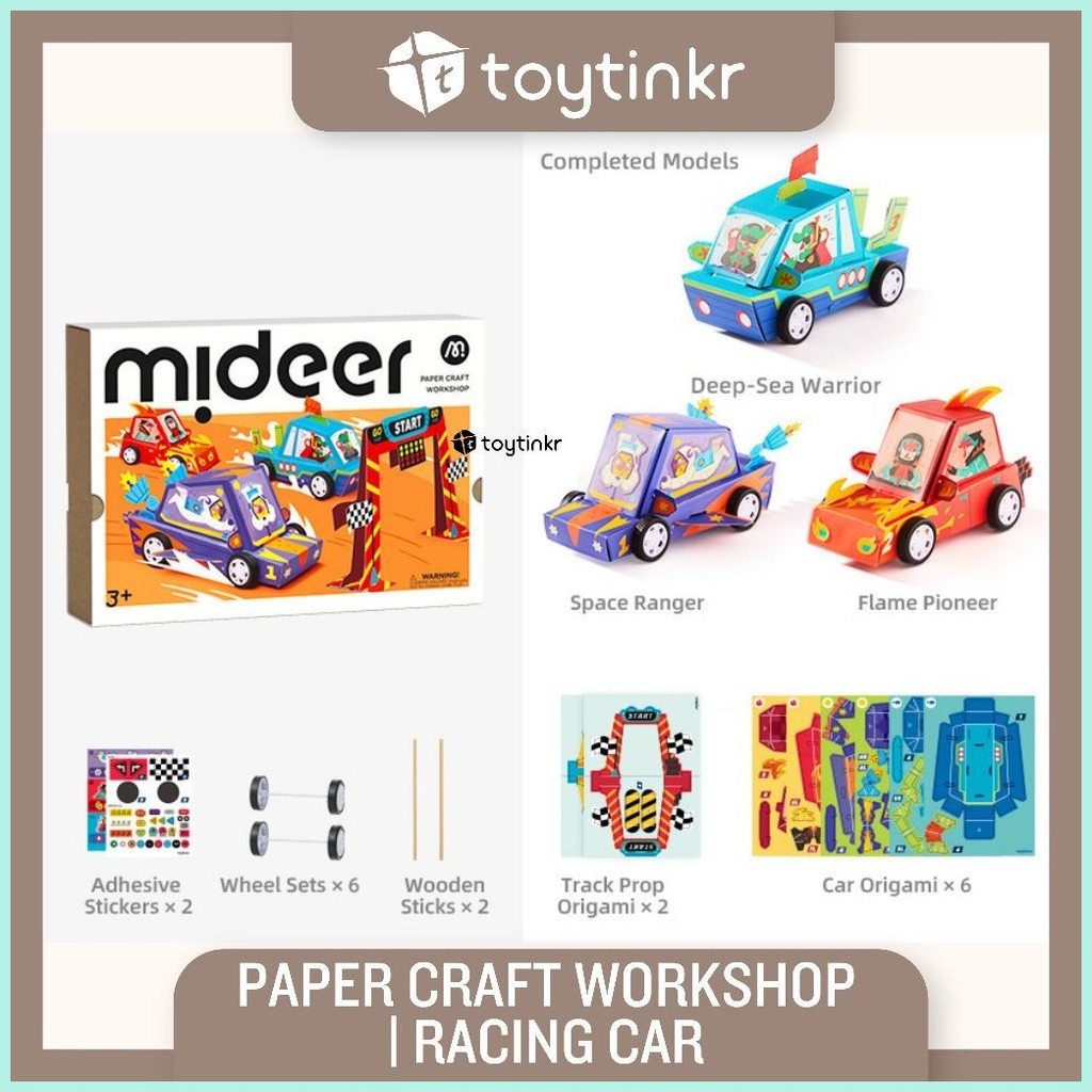 Mideer Papercraft Workshop by Toytinkr | Shopee Philippines