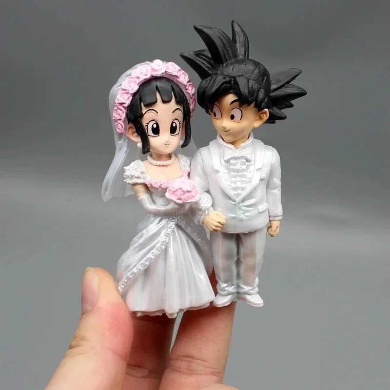 Dragon Ball Z Figurine mariage Statuette son goku et chichi 31cm collection
