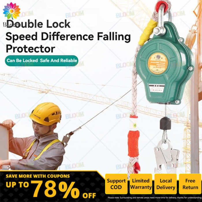 Anti-Dropping BLOOM Catch 5M/10M/20M Rope 3Mm Bearing 150Kg Of Edge ...