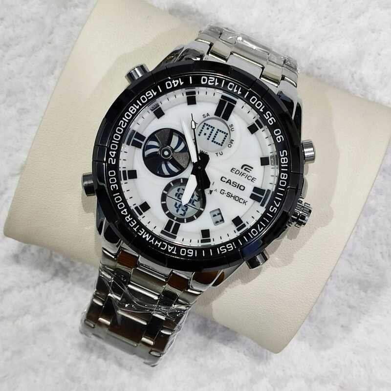 Now Buy Edifice G Shock Stainless Steel Dual Time Original Navy U.S Grade Japan Movement Sports Wat Shopee Philippines