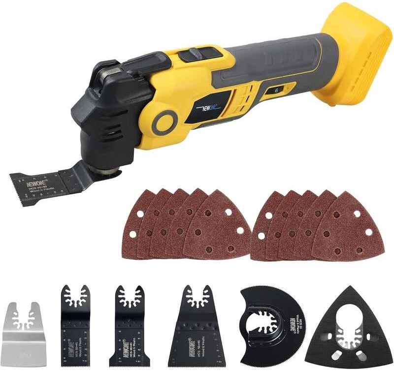 Cordless Buffer Cordless Car Buffer Polisher For DeWalt 20V Battery - 8-Speed Orbital Polisher Kit With Pads & Accessories Car Detailing Tools