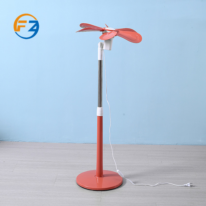 FZ Buy 1 Take 1 High Quality 5 Blade Stand Fan Big Wind Portable