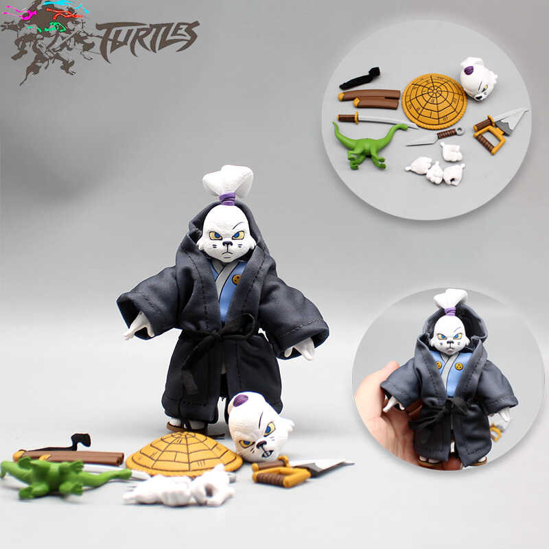 ZXH Ninja Turtle Palace Rabbit Color Version Gk Model Toy Hand Made ...