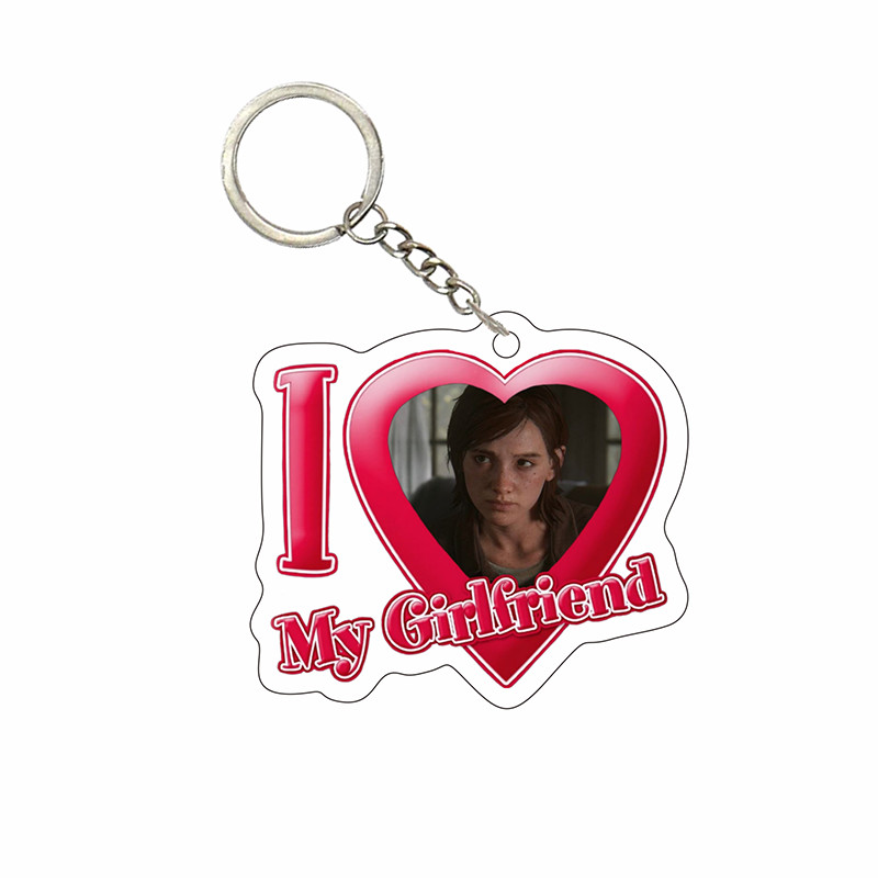 Custom I Love My Boyfriend Girlfriend Heart Keychain for Women ...