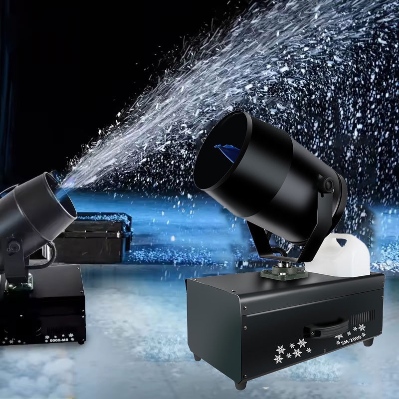 2000W High Power Snowflake Maker Outdoor Simulation Shaking Snow ...