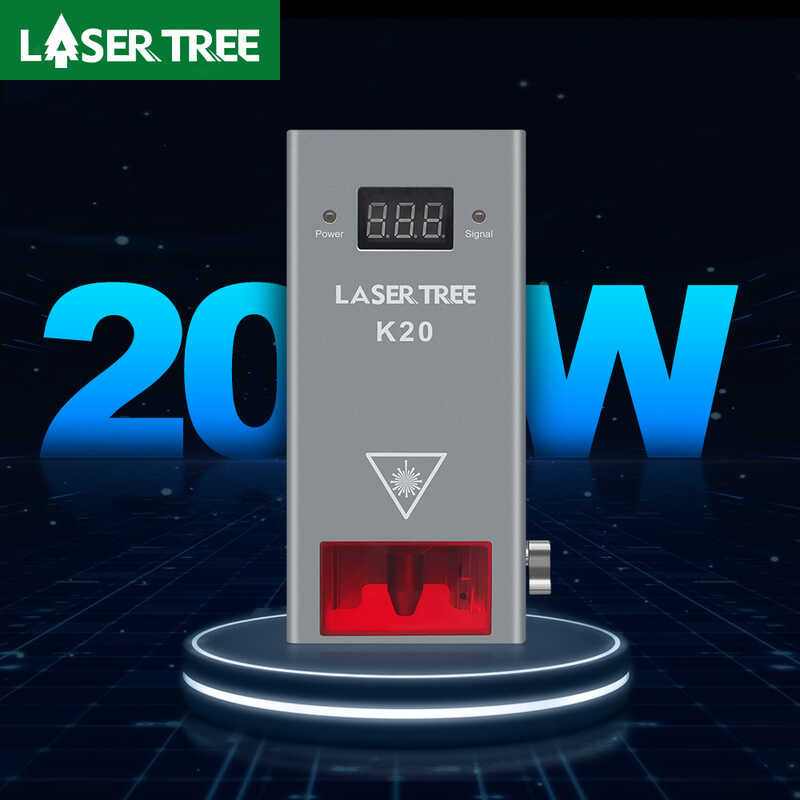 LASER TREE K20 20W Optical Power Laser Head With Air Assist Nozzle 4 ...