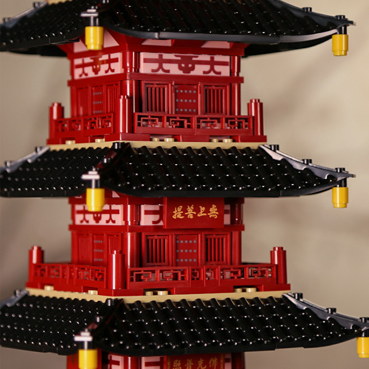 ✨FallingWater Building Blocks 1221 Pcs WANGE Architecture Bricks