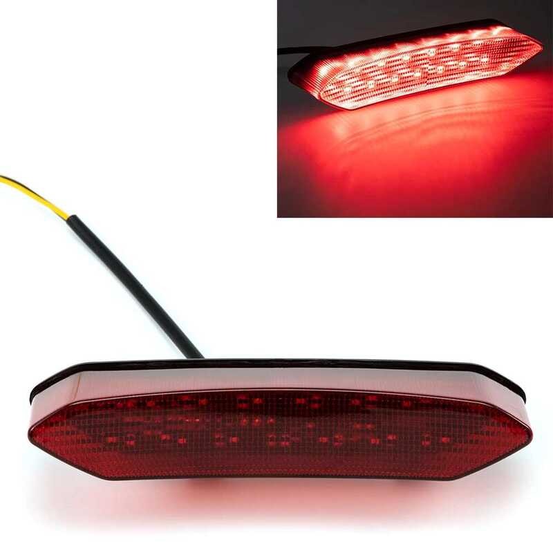 Tt ATV Taillight Brake Stop Light LED Rear Tail Running Lamp For Yamaha ...