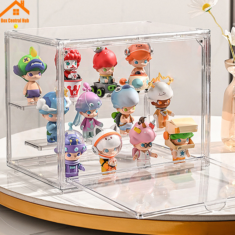 Acrylic Toy Display Storage Box Blind Box Storage Display Stand Desktop ...