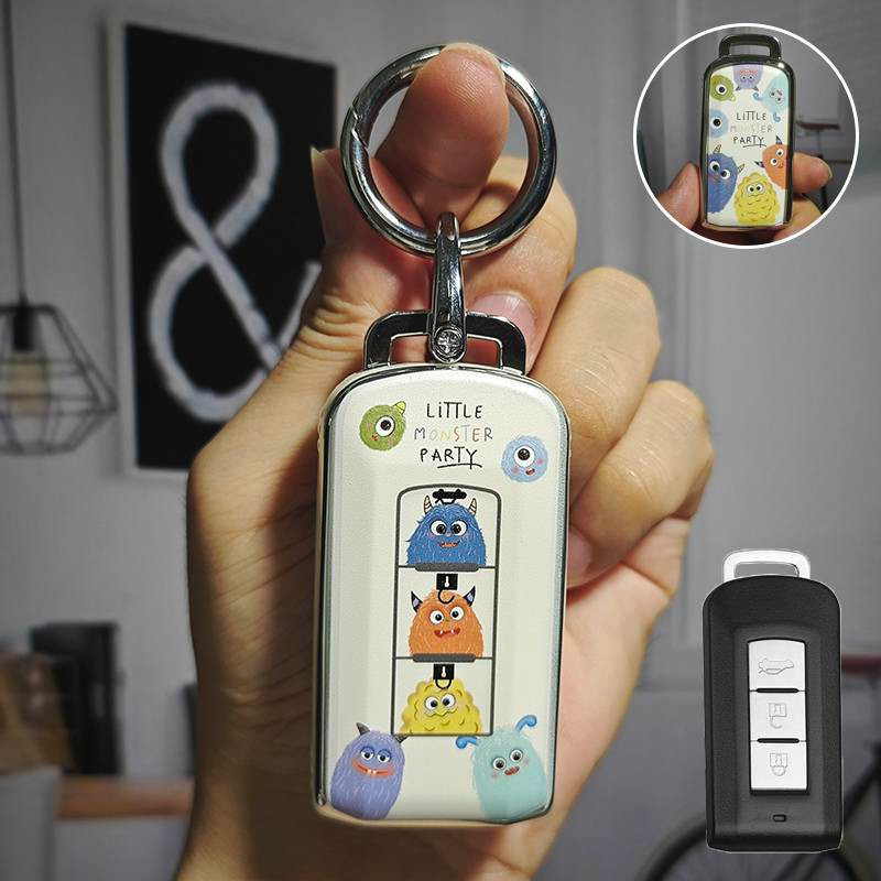 Car key cover for Mitsubishi outlander xpander attrage focus eclipse ...