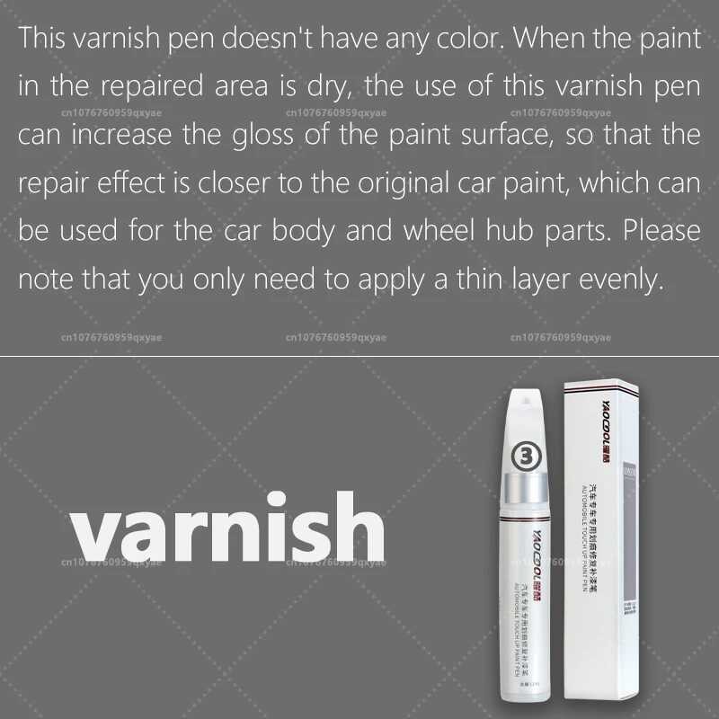Toyota Rav4 Car Scratch Repair Paint Bright Pen Pearl White Paris Red