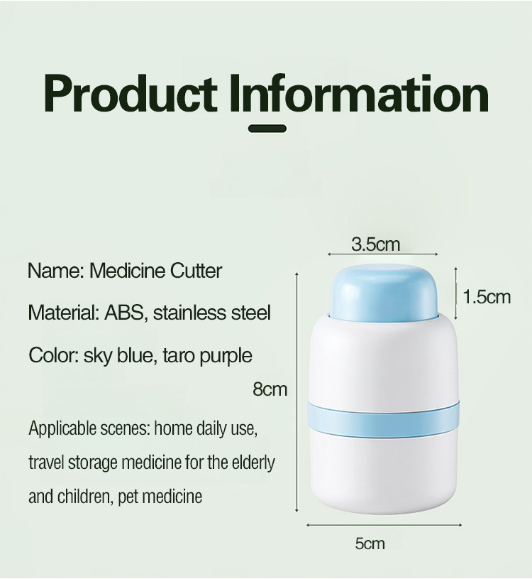 New adjustable four edge pill cutting machine with retractable