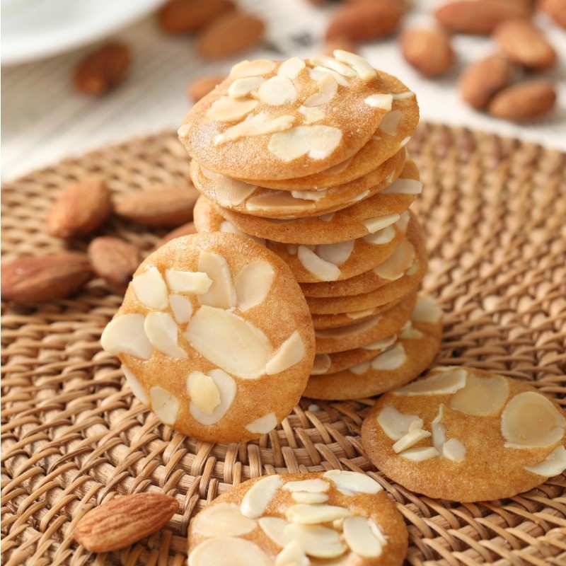 New Internet Celebrity Pastry, Nut Kernel Crisp, Almond Kernel, Red ...