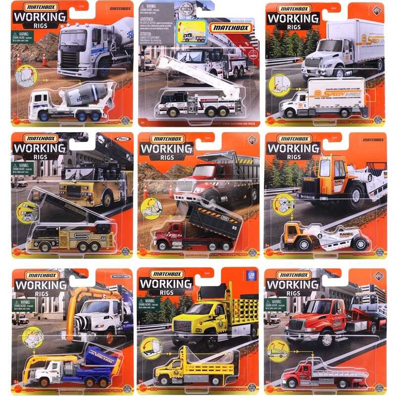 Working Matchbox Rigs International MV Box MBX Mobile Crane Road Grader ...