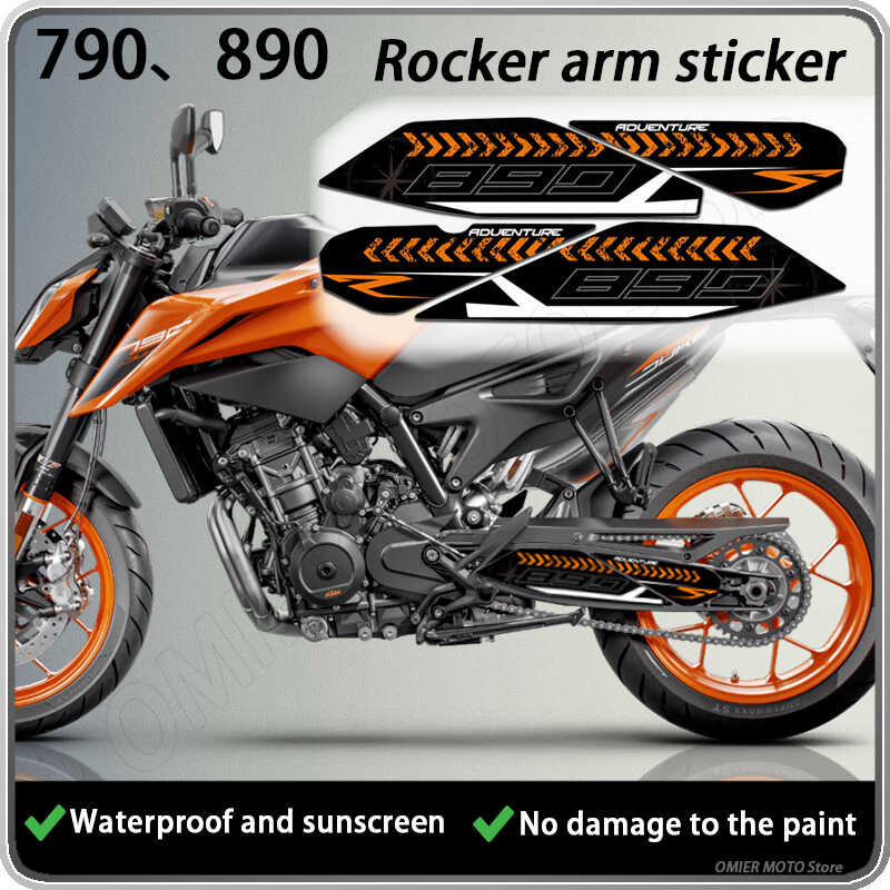 3M Motorcycle Swing Arm Decal Waterproof Rotating Shaft Swingarm ...