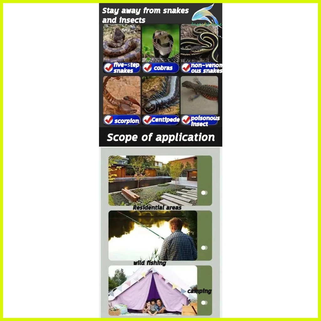 ۞ ☬ Snake Repellent Indoor 550ml Long Lasting Effect Snake Avoidance