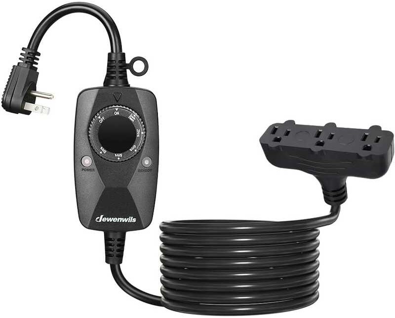 Outdoor DEWENWILS Light Weatherproof 12 FT Extension Cord, Photocell