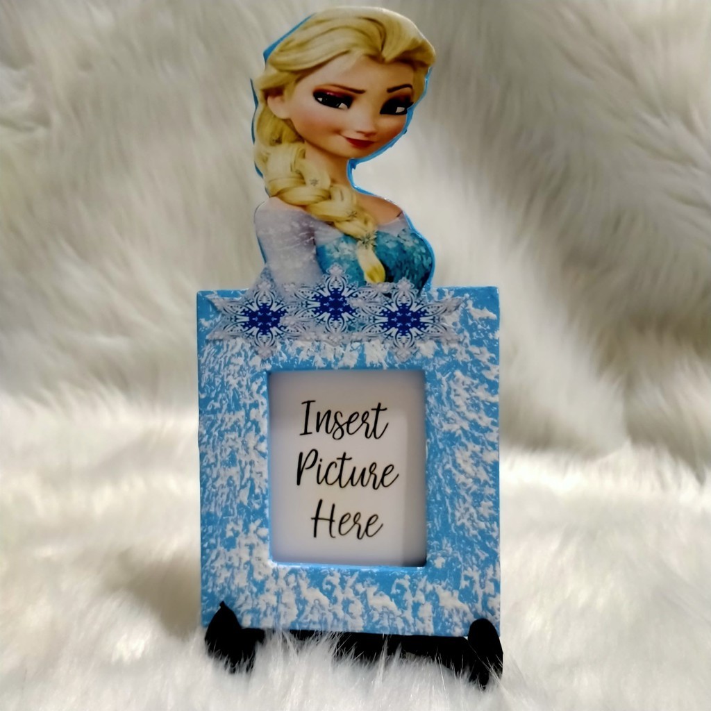 CUTE ELSA MAGNETIC PHOTO FRAME WITH STAND | Shopee Philippines