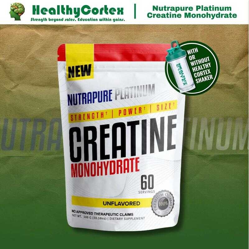 Nutrapure Platinum Creatine Monohydrate 60 Servings 3A2 | Shopee ...