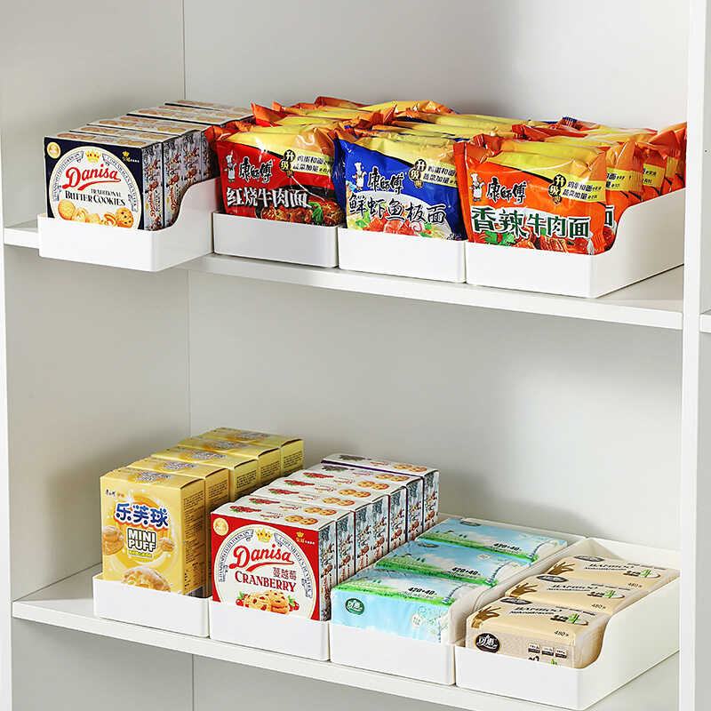 Instant Noodle Snack Pusher Deep Cabinet Push Storage Box Tissue High ...