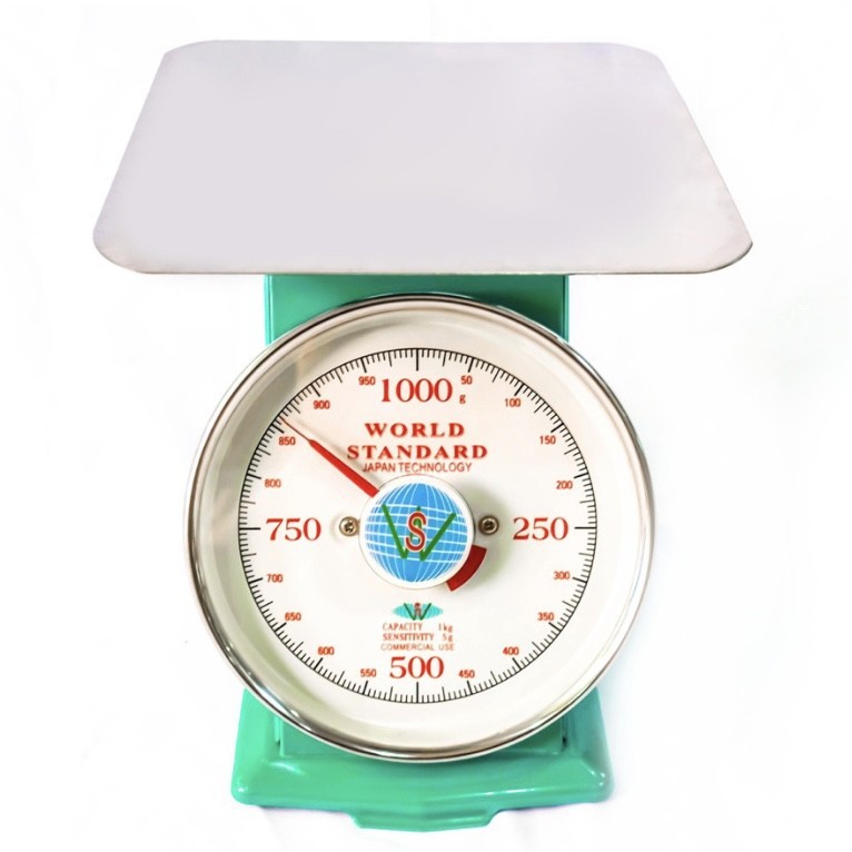 World Standard 1kg/2kg/3kg/5kg Flat Plate Weighing Scale Timbangan ...