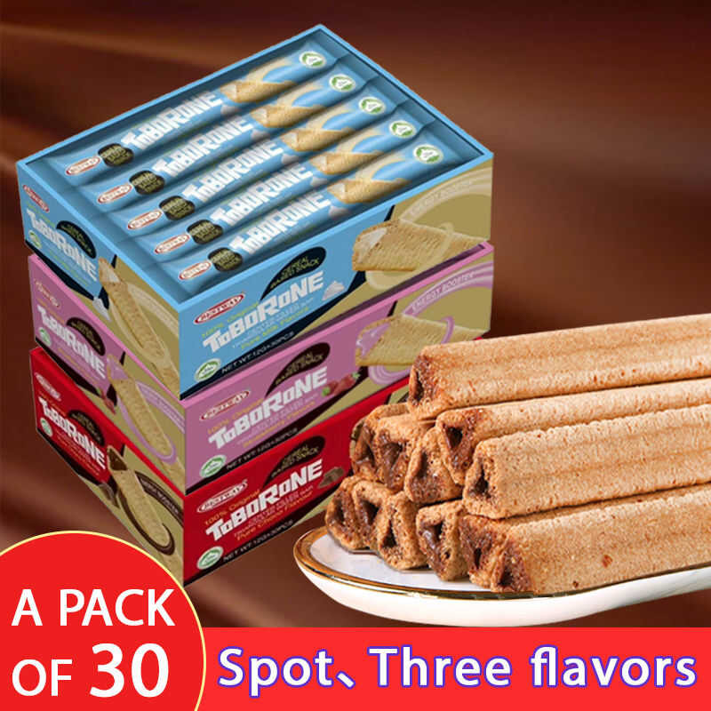 TOBORONE CREAM FILLED TRIANGULAR WAFER BAR 12 GRAMS 30 PCS | Shopee ...