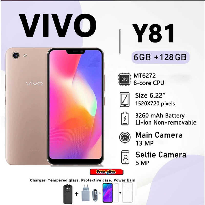Y81 Original Cellphone Sale Nd New Smartphone 6+128Gb 3260Mah Android ...