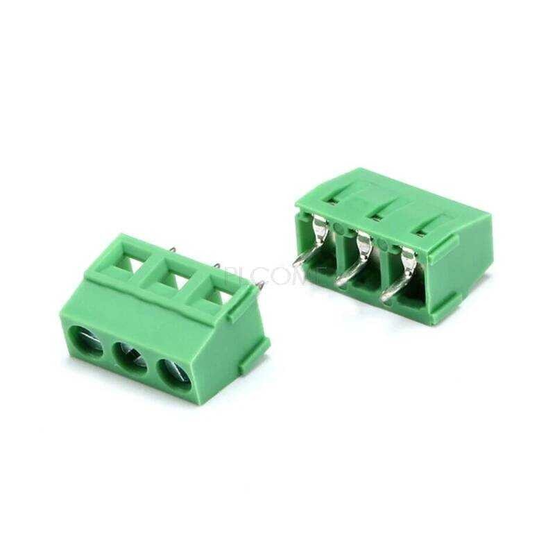Kf126 100Pcs 5.0Mm 2P 3P 250V 8A PCB Universal Screw Terminal Block ...