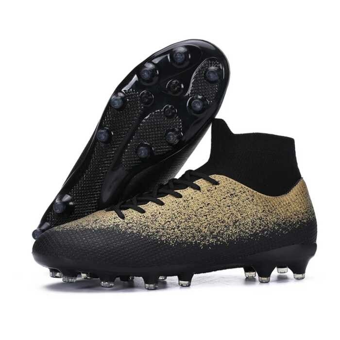 Men s Soccer Football Cleats Men Big Boys High Top Spikes Shoes For Youth Training Turf In Shopee Philippines
