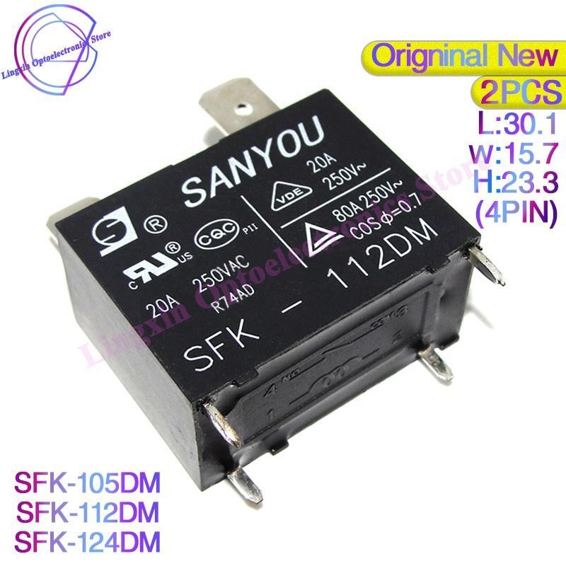 5pcs SFK-112DM 20A 250VAC DIP-4 4 Pin Relè Nuovi Parti Accessori