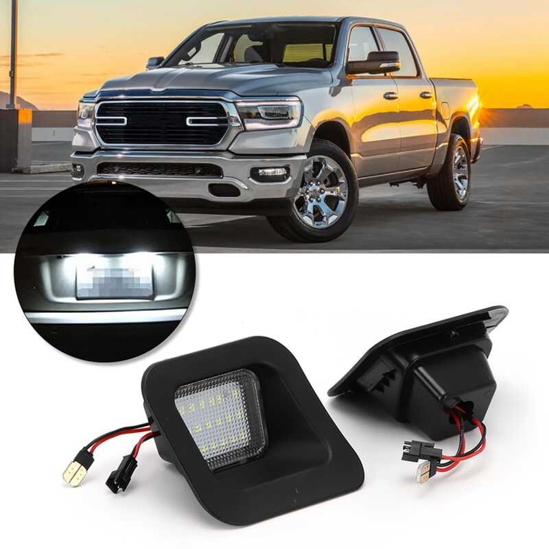 194 Led Bulb 7000K LED License Number Plate Lamp With Decoder Fits