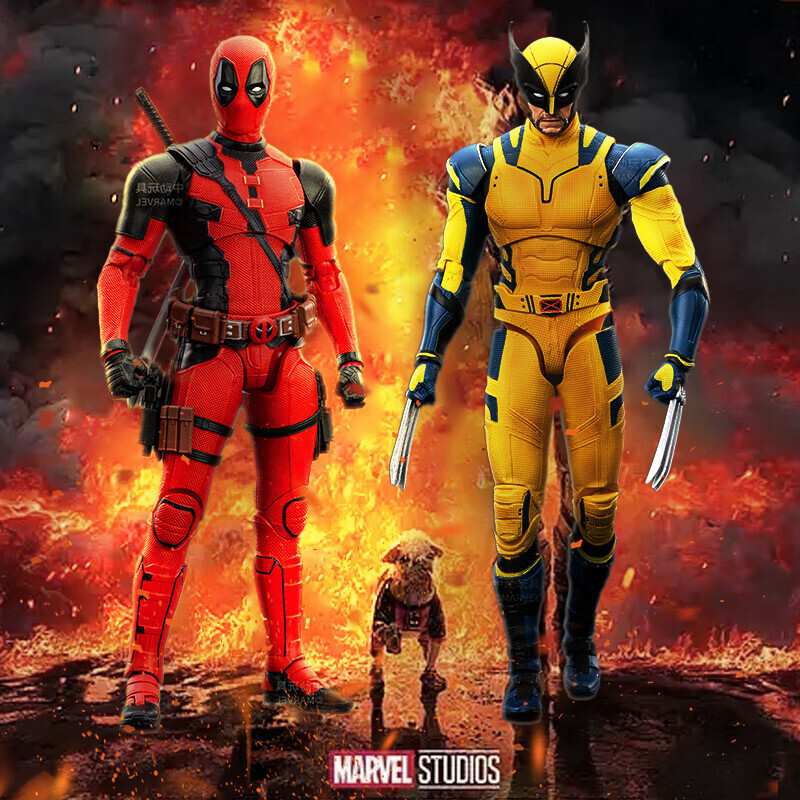 Deadpool & Wolverine Action Figure Set – 7-Inch Movable Collectible - View #4
