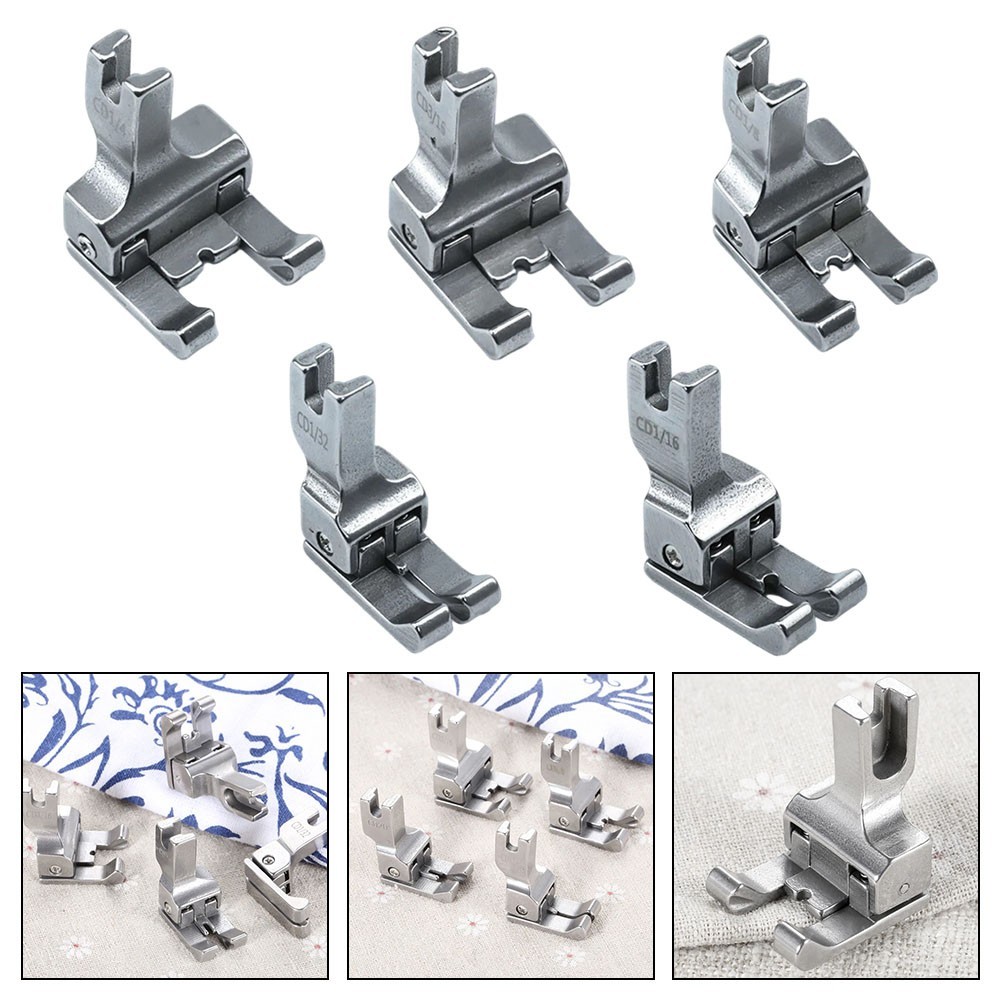 [OME] Sewing Left And Right All Steel Presser Foot 1mm To 6mm Size