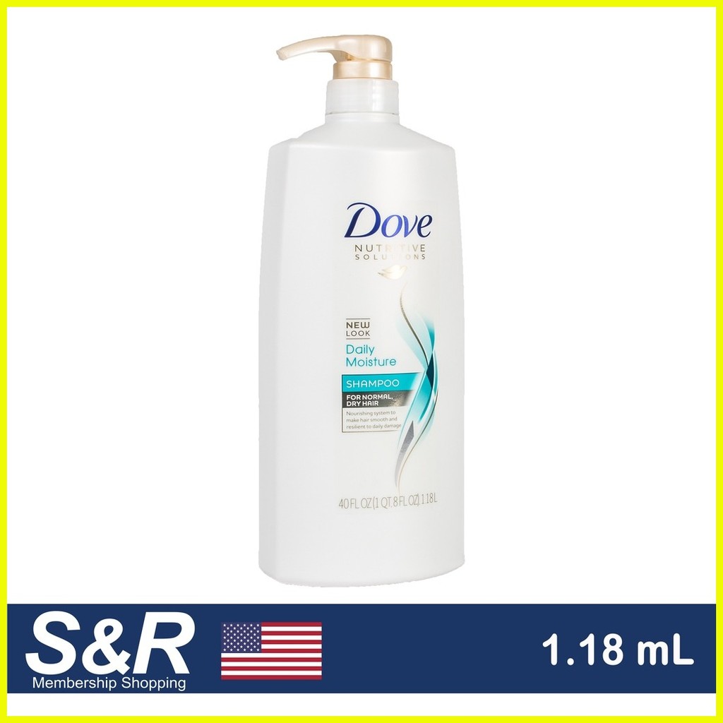 ☃ Dove Nutritive Solutions Daily Moisture Shampoo 1.18L Shopee