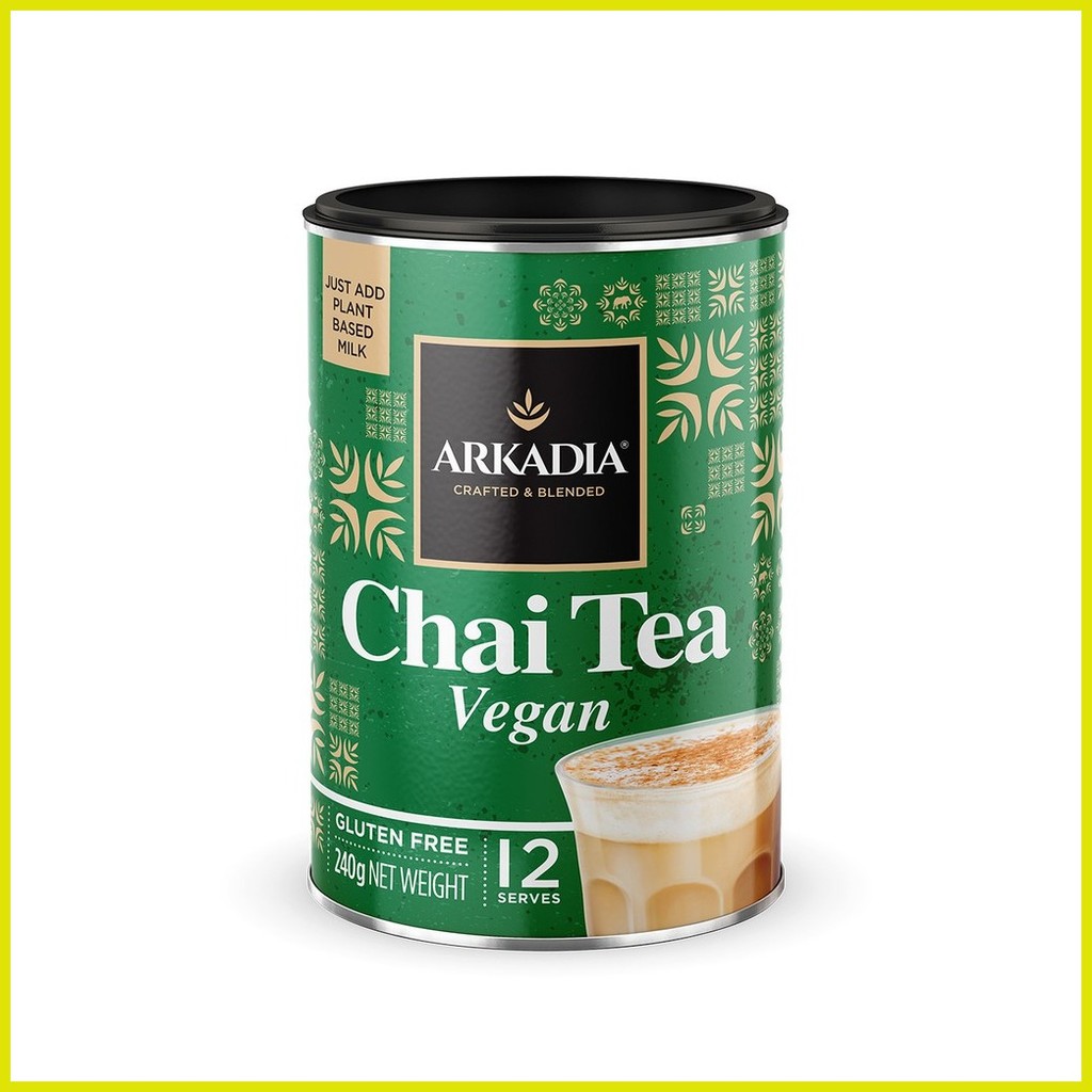 ⊙ ♣ Arkadia Chai Tea Drink Mix 240g (Vegan) Shopee Philippines