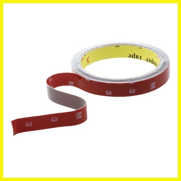 ۞ 3M Strong Permanent Double Sided Super Sticky Foam Tape Roll For