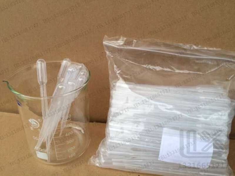 3ml Disposable Plastic Urine Micro Droppers Pasteur Pipettes 100 Pieces ...